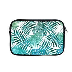 Blue Tropical Leaves Apple Macbook Pro 13  Zipper Case by goljakoff