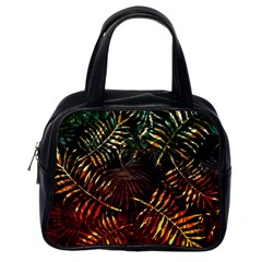 Tropical Leaves Classic Handbag (one Side)