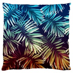 Tropic Leaves Large Cushion Case (one Side) by goljakoff