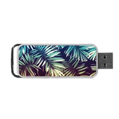 Tropic Leaves Portable Usb Flash (one Side) by goljakoff