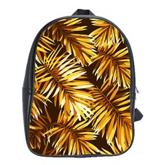 Golden Leaves School Bag (large) by goljakoff