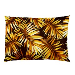 Golden Leaves Pillow Case (two Sides) by goljakoff