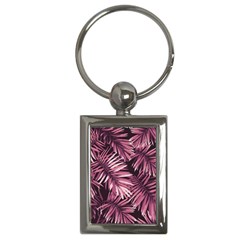 Rose Leaves Key Chain (rectangle) by goljakoff