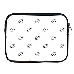 American Football Ball Motif Print Pattern Apple Ipad 2/3/4 Zipper Cases by dflcprintsclothing