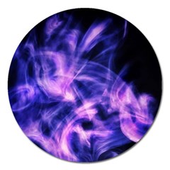 Plasma Hug Magnet 5  (round) by MRNStudios