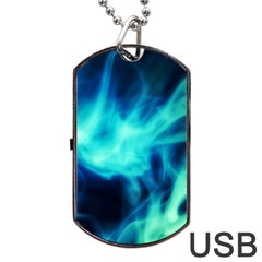 Glow Bomb  Dog Tag Usb Flash (two Sides) by MRNStudios