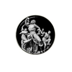 Laocoon Sculpture Over Black Hat Clip Ball Marker (10 Pack) by dflcprintsclothing