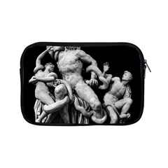 Laocoon Sculpture Over Black Apple Ipad Mini Zipper Cases by dflcprintsclothing