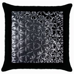 Lunar Eclipse Abstraction Throw Pillow Case (black) by MRNStudios