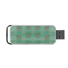 Beautiful Flowers Of Wood In The Starry Night Portable Usb Flash (two Sides) by pepitasart