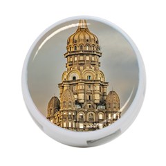 Salvo Palace Exterior View, Montevideo, Uruguay 4-port Usb Hub (one Side) by dflcprintsclothing