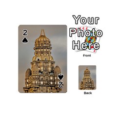 Salvo Palace Exterior View, Montevideo, Uruguay Playing Cards 54 Designs (mini) by dflcprintsclothing