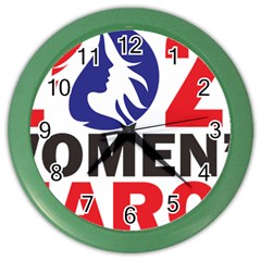 Womens March Color Wall Clock