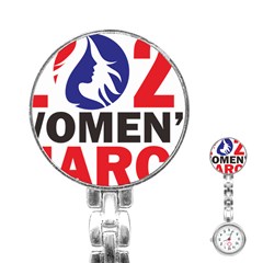 Womens March Stainless Steel Nurses Watch