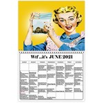 National Wt day is it?! Wall Calendar 11 x 8.5 (12-Months) Jun 2021