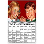 National Wt day is it?! Wall Calendar 11 x 8.5 (12-Months) Sep 2021