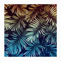 Tropical Leaves Medium Glasses Cloth (2 Sides) by goljakoff