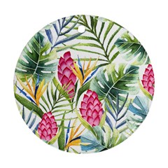 Tropical Flowers Ornament (round) by goljakoff