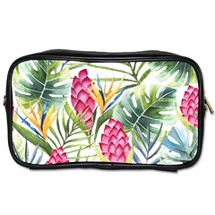 Tropical Flowers Toiletries Bag (two Sides) by goljakoff