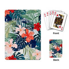 Tropical Flowers Playing Cards Single Design (rectangle) by goljakoff