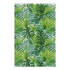 Green Leaves Shower Curtain 48  X 72  (small)  by goljakoff