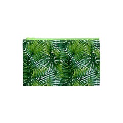 Green Leaves Cosmetic Bag (xs) by goljakoff