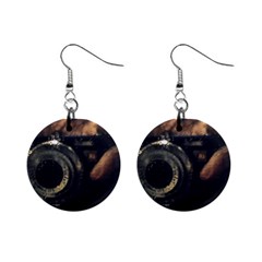 Creative Undercover Selfie Mini Button Earrings by dflcprintsclothing