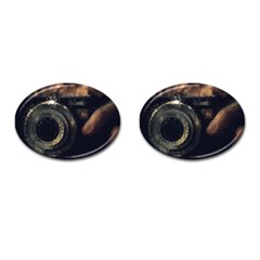 Creative Undercover Selfie Cufflinks (oval) by dflcprintsclothing
