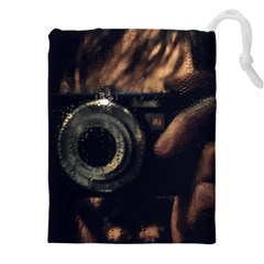 Creative Undercover Selfie Drawstring Pouch (5xl) by dflcprintsclothing