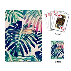 Monstera Leaf Playing Cards Single Design (rectangle) by goljakoff