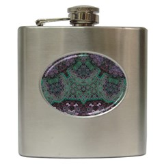 Mandala Corset Hip Flask (6 Oz) by MRNStudios