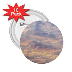 Cloudscape Photo Print 2 25  Buttons (10 Pack)  by dflcprintsclothing