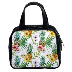 Tropical Pineapples Classic Handbag (two Sides) by goljakoff