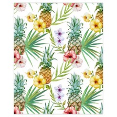 Tropical Pineapples Drawstring Bag (small) by goljakoff