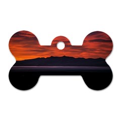 Las Aguilas Viewpoint, El Chalten, Argentina Dog Tag Bone (one Side) by dflcprintsclothing