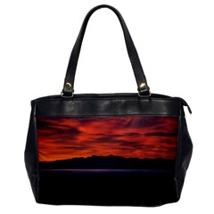 Las Aguilas Viewpoint, El Chalten, Argentina Oversize Office Handbag by dflcprintsclothing