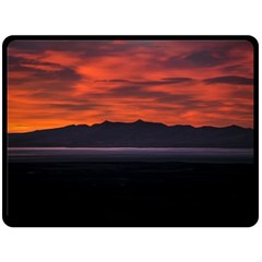 Las Aguilas Viewpoint, El Chalten, Argentina Double Sided Fleece Blanket (Large) 