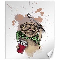 Pug Lover Coffee Canvas 20  X 24 