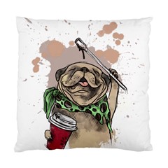 Pug Lover Coffee Standard Cushion Case (two Sides)