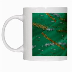 Colors To Celebrate All Seasons Calm Happy Joy White Mugs by pepitasart