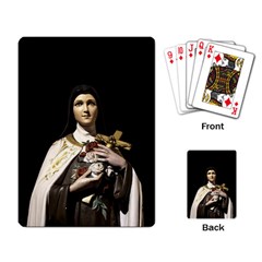 Virgin Mary Sculpture Dark Scene Playing Cards Single Design (rectangle) by dflcprintsclothing