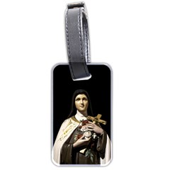 Virgin Mary Sculpture Dark Scene Luggage Tag (two Sides) by dflcprintsclothing