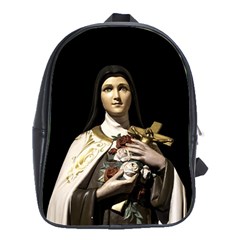 Virgin Mary Sculpture Dark Scene School Bag (xl) by dflcprintsclothing