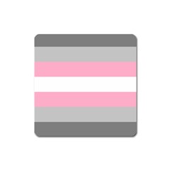 Demigirl Pride Flag Lgbtq Square Magnet by lgbtnation