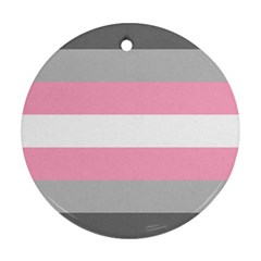 Demigirl Pride Flag Lgbtq Round Ornament (two Sides) by lgbtnation