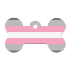 Demigirl Pride Flag Lgbtq Dog Tag Bone (two Sides) by lgbtnation