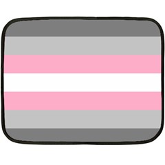 Demigirl Pride Flag Lgbtq Fleece Blanket (mini) by lgbtnation