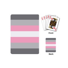 Demigirl Pride Flag Lgbtq Playing Cards Single Design (mini) by lgbtnation