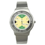 Jamaica, Jamaica  Stainless Steel Watch Front