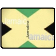 Jamaica, Jamaica  Double Sided Fleece Blanket (large)  by Janetaudreywilson